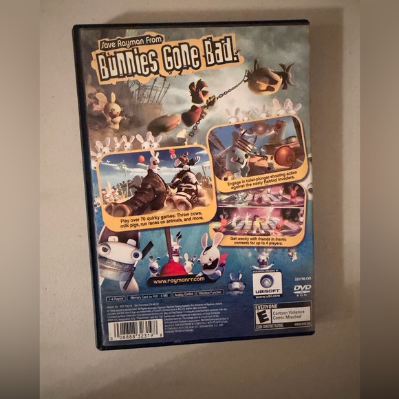 PlayStation 2 Game, Rayman Raving Rabbids - Picture 2 of 4